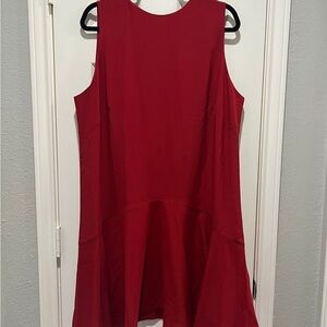 Banana Republic Vibrant Red Mini Dress